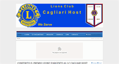 Desktop Screenshot of lionscagliarihost.it