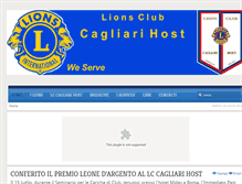 Tablet Screenshot of lionscagliarihost.it